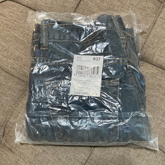 NWT Boys Bootcut Darkwash Denim Jeans by The Children’s Place Size 14 - Picture 9 of 9